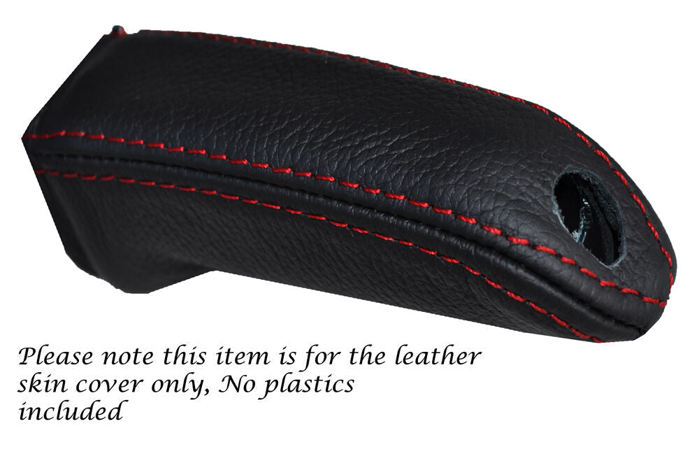 RED STITCH HANDBRAKE HANDLE SKIN COVER FITS BMW 1 SERIES F20 F21 2010-2015