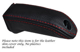 RED STITCH HANDBRAKE HANDLE SKIN COVER FITS BMW 1 SERIES F20 F21 2010-2015