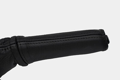 black stitch FITS LAND ROVER FREELANDER 98-04 HANDBRAKE HANDLE COVER ONLY