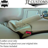 FITS JAGUAR S-TYPE BEIGE HANDBRAKE GAITER+HANDEL COVER ONLY CUSTOM NEW