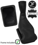 BLACK STITCH LEATHER MANUAL GEAR+PLASTIC FRAME FOR MERCEDES CLK W208 C208