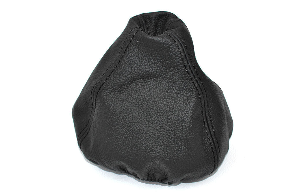 BLACK STITCHING LEATHER GEAR GAITER FITS VW PASSAT B3 B4 1988-1997 CUSTOM NEW