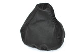 BLACK STITCHING LEATHER GEAR GAITER FITS VW PASSAT B3 B4 1988-1997 CUSTOM NEW