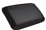 FITS PONTIAC GTO 04-06 LEATHER ARMREST COVER RED STITCH CUSTOM NEW MADE IN UK