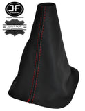 RED DOUBLE STITCH MANUAL LEATHER GEAR GAITER FOR PEUGEOT PARTNER 2008-2014