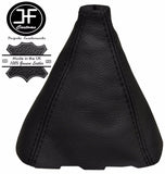 BLACK STITCH MANUAL LEATHER GEAR GAITER FITS SUBARU IMPREZA WRX STI 2005-2007