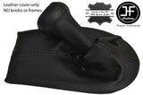 BLACK STITCHING MANUAL LEATHER GEAR GAITER FITS PORSCHE 986 BOXSTER 1996-2004