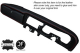 RED STITCH DASH DASHBOARD LEATHER SKIN COVER FITS RELIANT SCIMITAR GTE SE5A