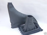 DARK GREY FITS ASTRA H MK5  GEAR & HANDBRAKE GAITER REAL LEATHER CUSTOM NEW