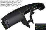 GREEN STITCH DASH DASHBOARD LEATHER COVER FITS NISSAN SKYLINE GTS GTR R33 93-98