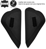 BLACK STITCH 2X END DASH SIDE TRIM LEATHER COVER FITS NISSAN GT-R GTR R35 09-17