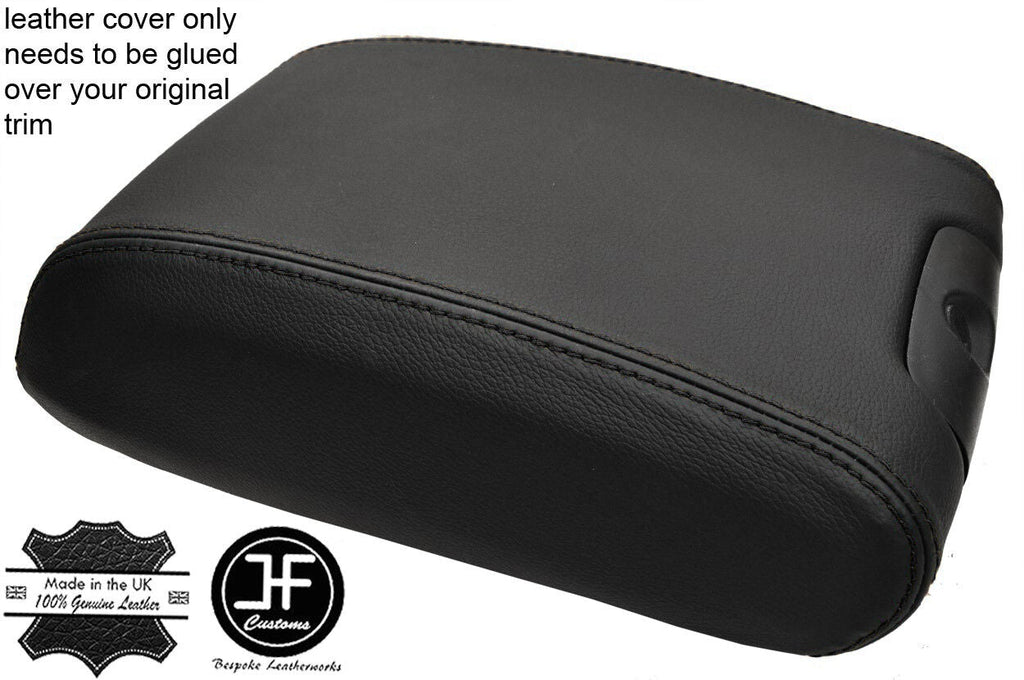BACK STITCHING ARMREST LID REAL LEATHER COVER FITS JEEP WRANGLER 2011-2017