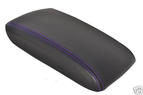 FITS SUBARU LEGACY 05-09 ARMREST COVER  LEATHER PURPLE ST CUSTOM NEW MADE IN UK