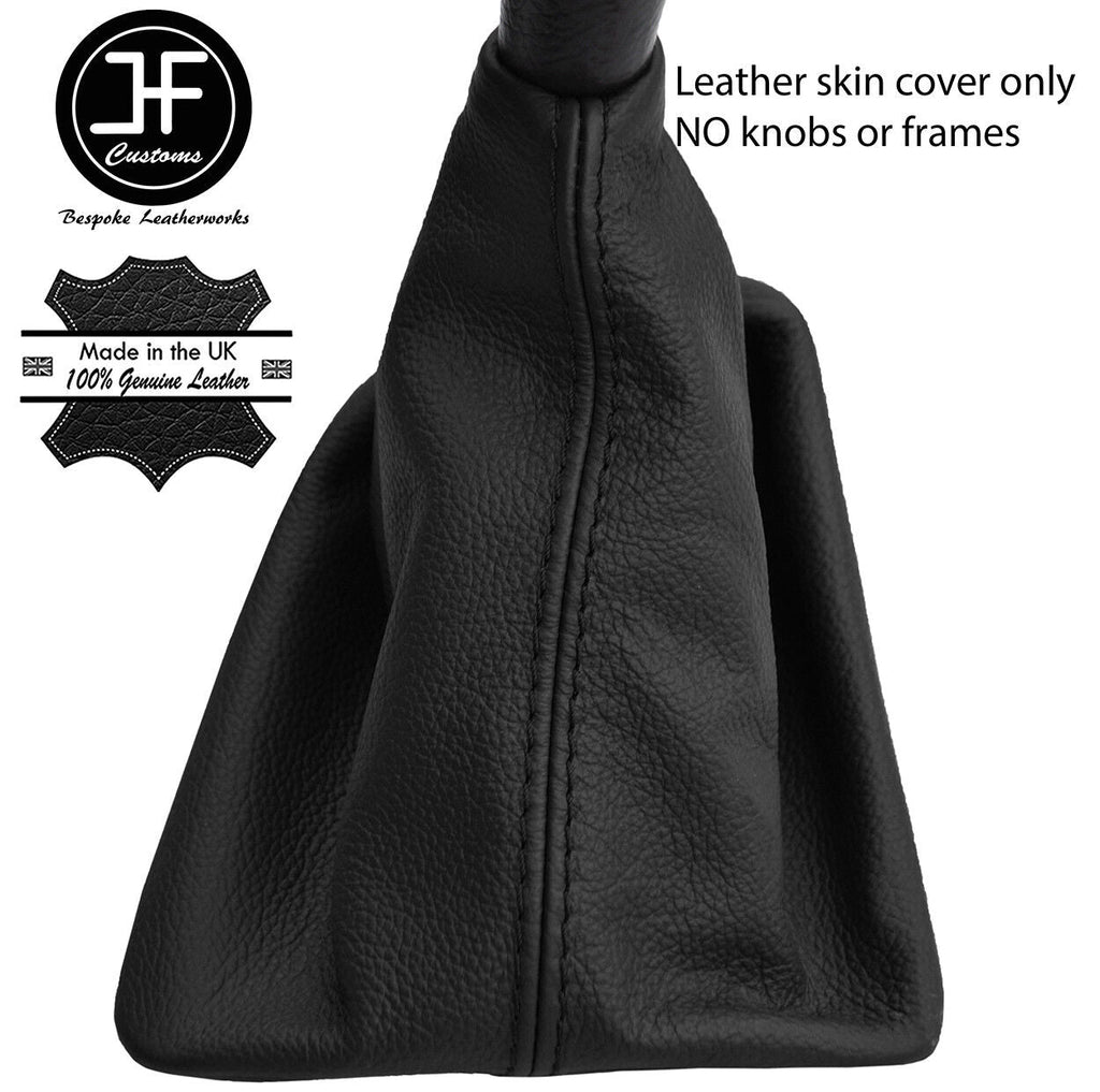 BLACK TOP GRAIN REAL LEATHER MANUAL GEAR GAITER FITS RENAULT LAGUNA 01-07
