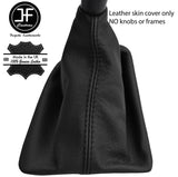 BLACK TOP GRAIN REAL LEATHER MANUAL GEAR GAITER FITS RENAULT LAGUNA 01-07