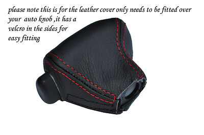 RED STITCH FITS VW T4 TRANSPORTER CARAVELLE AUTO AUTOMATIC KNOB COVER CUSTOM NEW