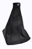 FITS FIAT UNO GEAR GAITER GENUINE BLACK LEATHER black st CUSTOM NEW MADE IN UK