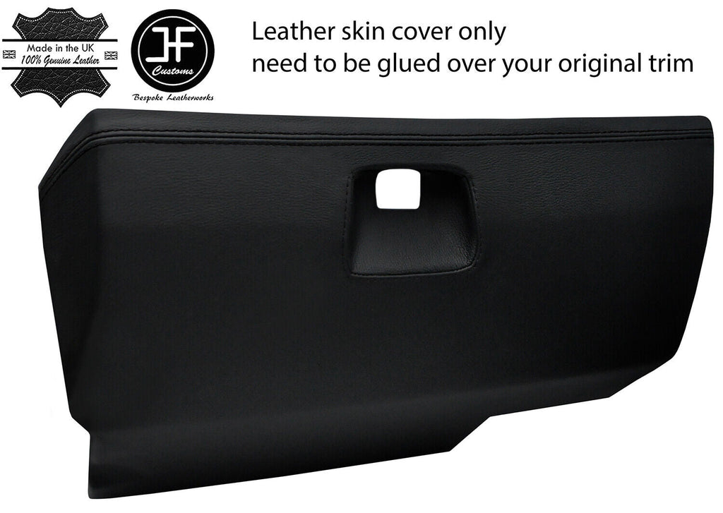BLACK STITCH LEATHER GLOVE BOX LID LEATHER COVER FITS BMW 5 SERIES E28 81-87
