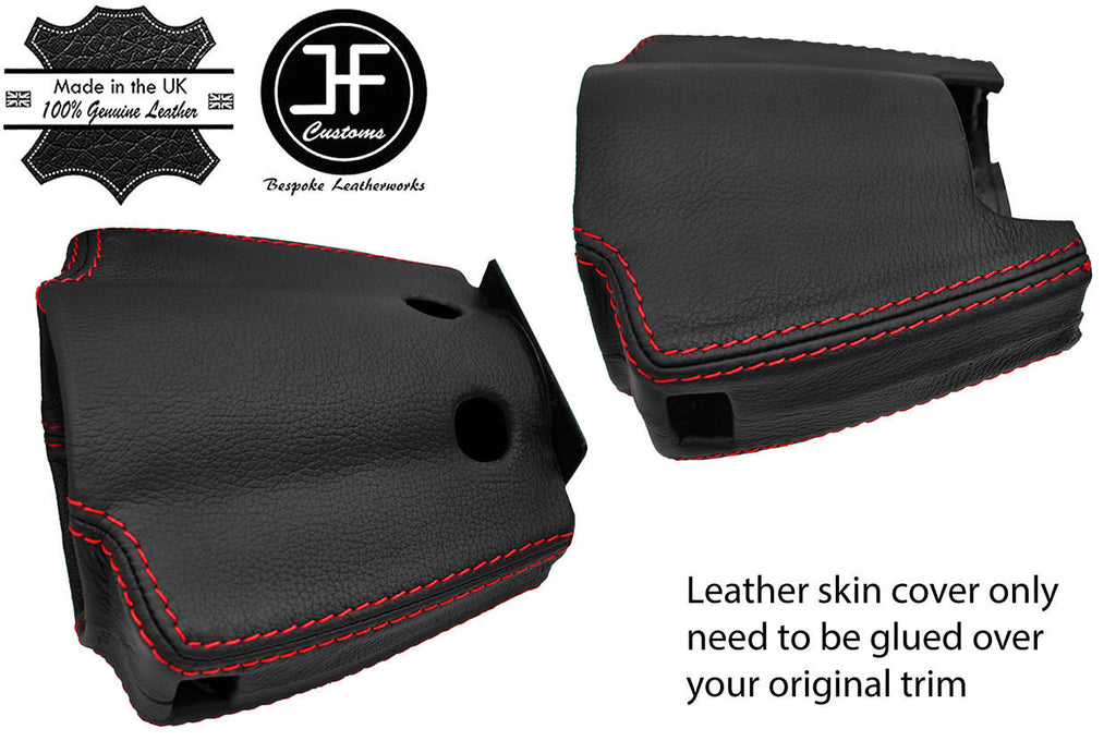 RED STITCH STEERING SHROUD COLUMN LEATHER COVER FOR PORSCHE 911 912 68-73