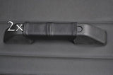 FITS PEUGEOT 205  2X DOOR HANDLE COVERS black stitching CUSTOM NEW MADE IN UK