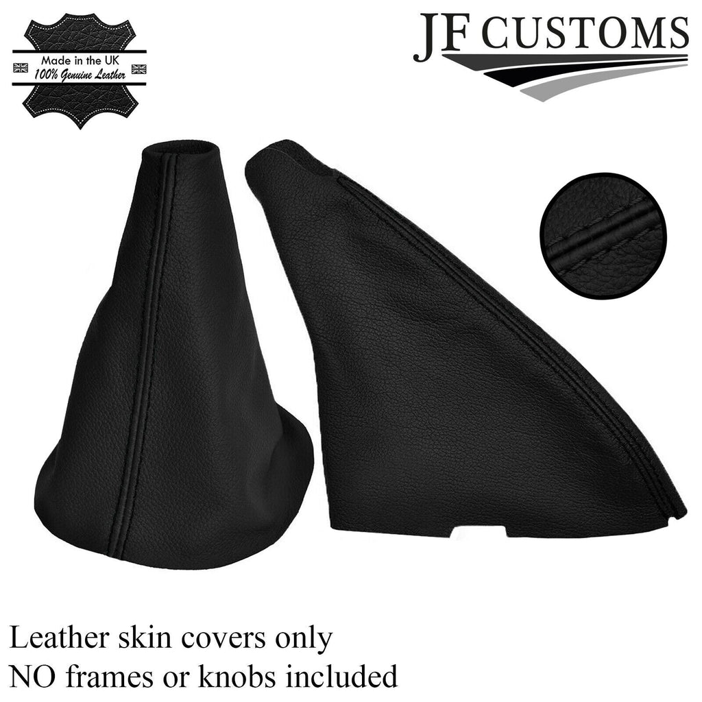 BLACK STITCH GENUINE LEATHER GEAR HANDBRAKE GAITER FOR MG ZR MGZR 2003-2005