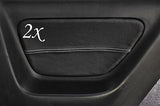 white stitch FITS NISSAN SKYLINE GTS GTR R33 93-98 2XREAR DOOR CARD TRIM COVERS