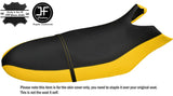 BLACK & YELLOW CUSTOM FITS SEA DOO RX 00-06 AUTOMOTIVE VINYL SEAT COVER + STRAP