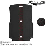 DSG2 D RED STITCH D GREY SUEDE HEADLINER COVER FOR HONDA CIVIC TYPE R 01-05 3DR