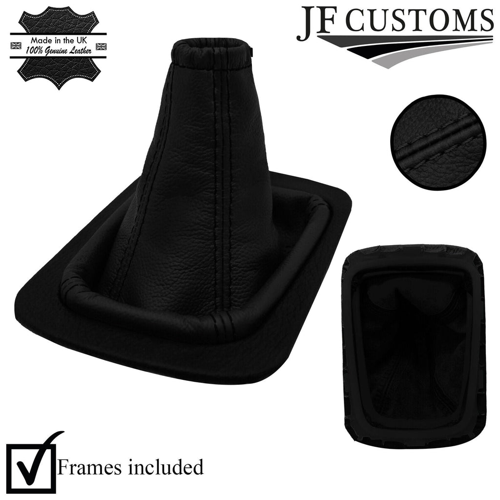 BLACK STITCH LEATHER GEAR+SURROUND COVER+FRAME FOR VAUXHALL OPEL ZAFIRA A 99-05
