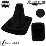 BLACK STITCH LEATHER GEAR+SURROUND COVER+FRAME FOR VAUXHALL OPEL ZAFIRA A 99-05