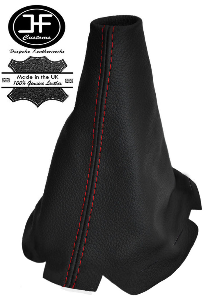 RED STITCHING REAL LEATHER GEAR STICK GAITER FITS MAZDA 6  2002-2007 CUSTOM NEW