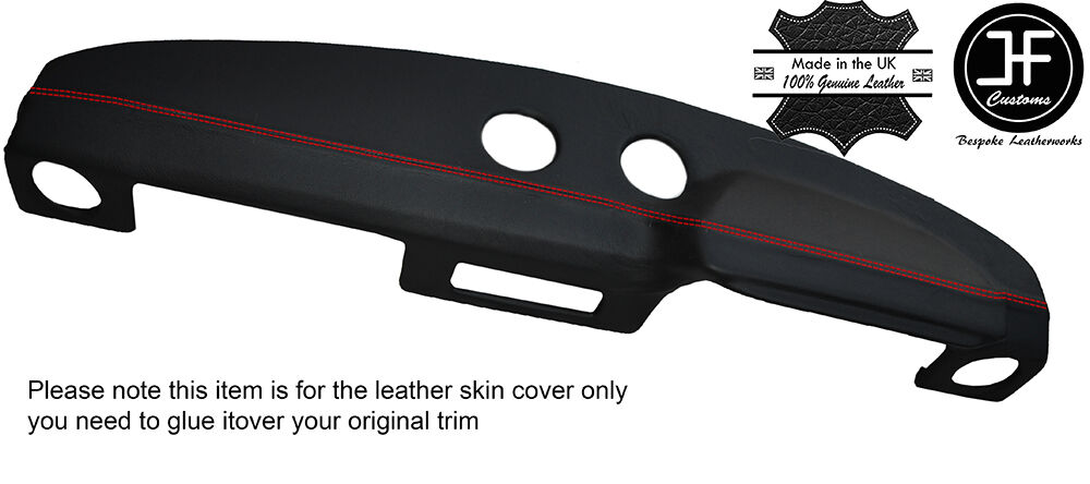 RED STITCHING TOP DASH DASHBOARD LEATHER COVER FITS ALFA ROMEO ALFETTA GTV GT