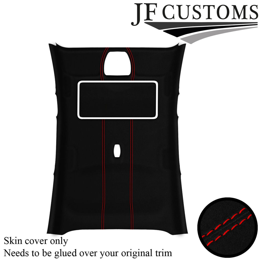 RED STITCH SUEDE SUNROOF HEADLINER COVER FOR FORD FOCUS ST MK3 11-15 5DR