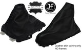 BLACK STITCHING MANUAL LEATHER GEAR HANDBRAKE GAITER FOR MAZDA 3 BM 2013-2017
