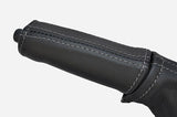 grey stitch FITS LAND ROVER RANGE ROVER P38 95-2002 HANDBRAKE HANDLE COVER ONLY