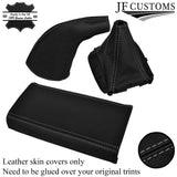 FITS MAZDA MX5 MK1 98-98 LEATHER GAITERS ARMREST L GREY ST CUSTOM NEW MADE IN UK