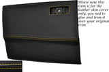 YELLOW STITCH GLOVE BOX LID LEATHER SKIN COVER FITS TOYOTA SUPRA MK3 1986-1993