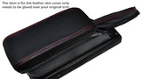 RED STITCH ARMREST SKIN COVER & HANBRAKE GAITER FITS FORD CORTINA MK3 EARLY