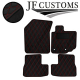 RED DIAMOND STITCH VINYL 4X TAILORED FLOOR CARPETS FOR SUZUKI SPLASH 08-14 JF1