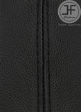 BLACK STITCH DASH DASHBOARD REAL LEATHER COVER FITS FORD MUSTANG 2010-2014