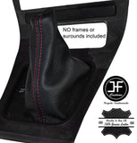 RED STITCHING LEATHER GEAR GAITER FITS MAZDA XEDOS 9 1993-2002 CUSTOM NEW