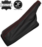 RED STITCH LEATHER HANDBRAKE OVER RUBBER FOR VAUXHALL OPEL BEDFORD CF2 STYLE2
