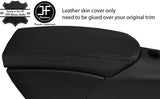 BLACK & BLACK LEATHER ARMREST LID COVER FOR PORSCHE 986 BOXSTER CARRERA 996