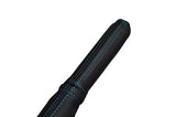 blue stitch FITS HONDA CRX DEL SOL 92-97 LEATHER HANDBRAKE HANDLE COVER ONLY