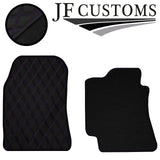 PURPLE DIAMOND STITCH VINYL 4X TAILORED FLOOR CARPETS FOR LEXUS IS300 01-05  JF1