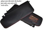RED STITCH FITS HONDA S2000 99-09 2X SUN VISORS LEATHER COVERS CUSTOM NEW