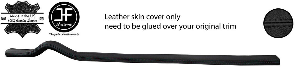 BLACK STITCH DASH DASHBOARD RAIL LEATHER COVER FOR SUNBEAM ALPINE MK4 IV