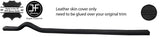 BLACK STITCH DASH DASHBOARD RAIL LEATHER COVER FOR SUNBEAM ALPINE MK4 IV