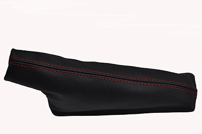 FITS DAEWOO NUBIRA HANDBRAKE GAITOR LEATHER RED STITCH CUSTOM NEW MADE IN UK