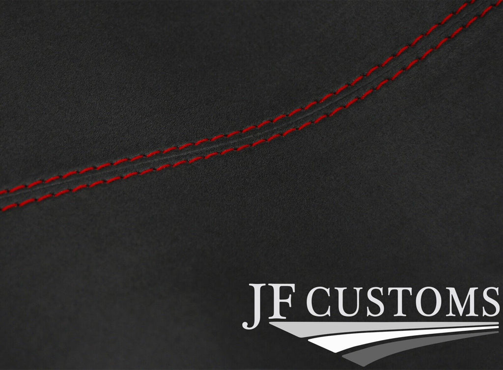 DARK RED STITCH D GREY LUXE SUEDE HEADLINER COVER FITS CAMARO 2010-2015